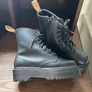 Dr. Martens Black Combat Boots
